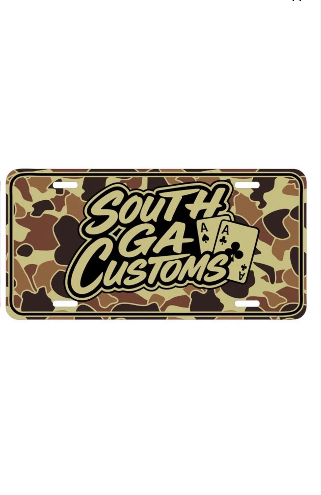 South GA Custom license plates