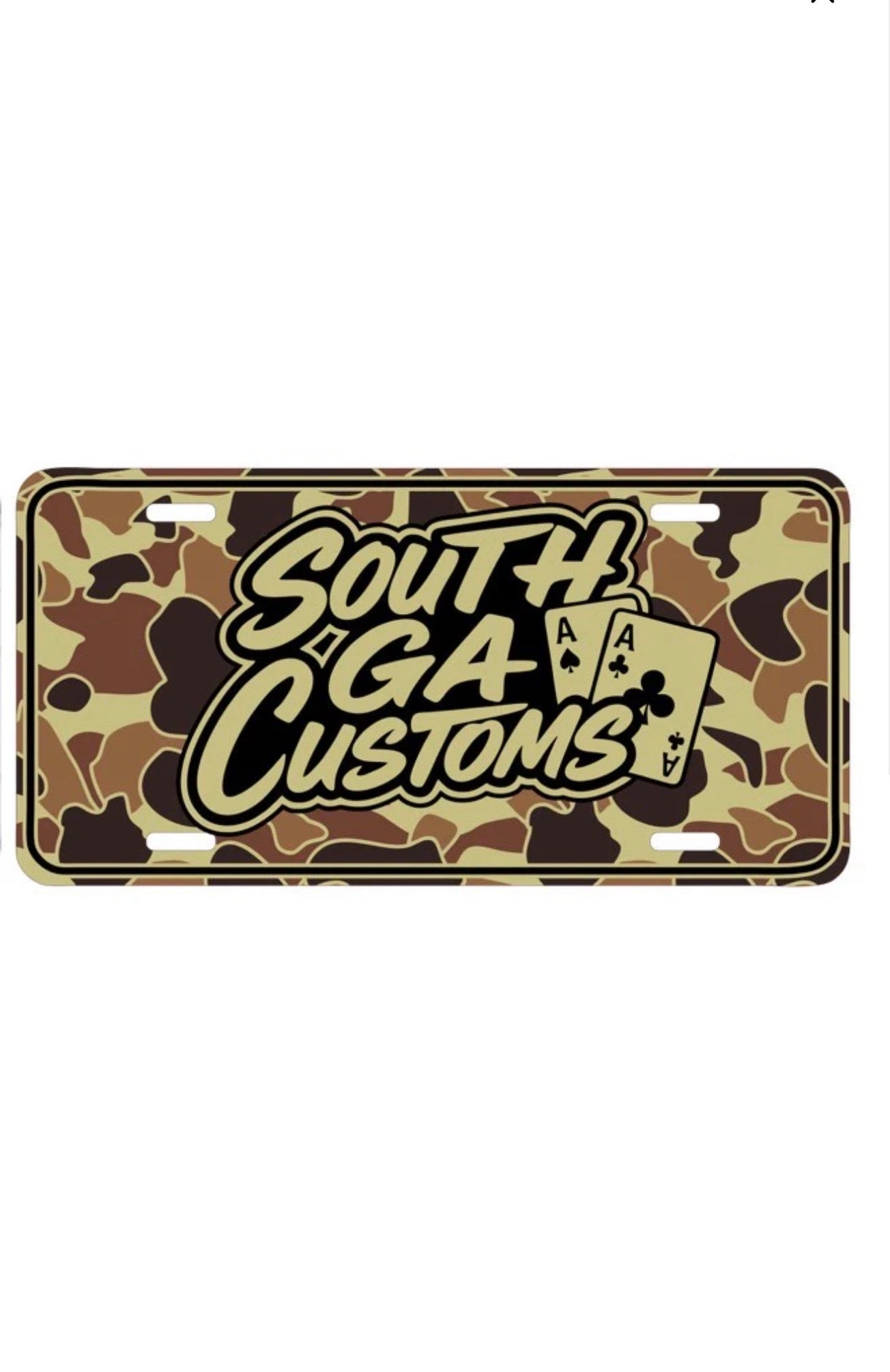 South GA Custom license plates