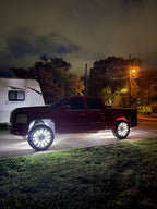 Double row high intensity wheel lights