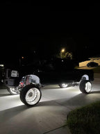 10 row wheel lights high intensity pure white