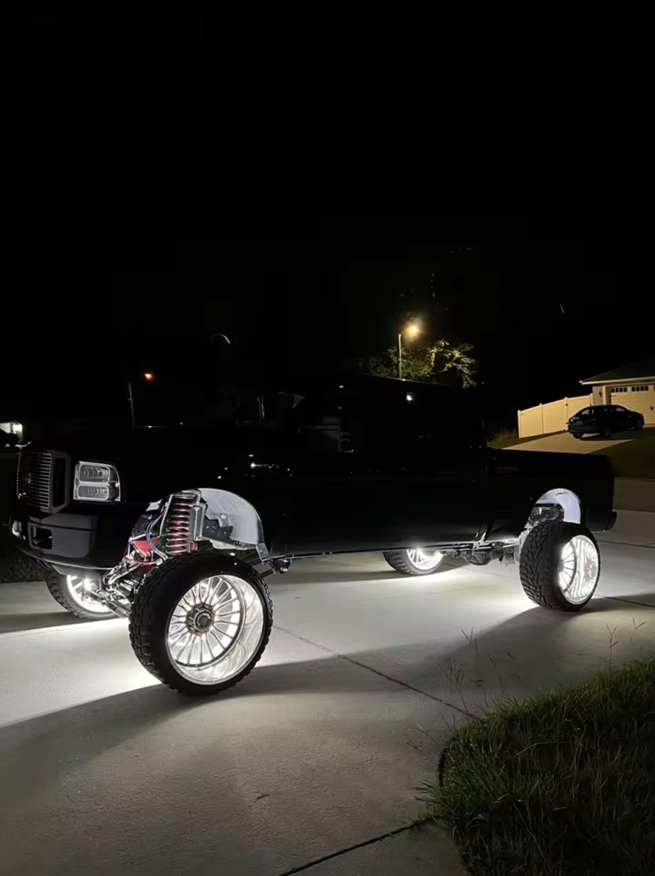 10 row wheel lights high intensity pure white