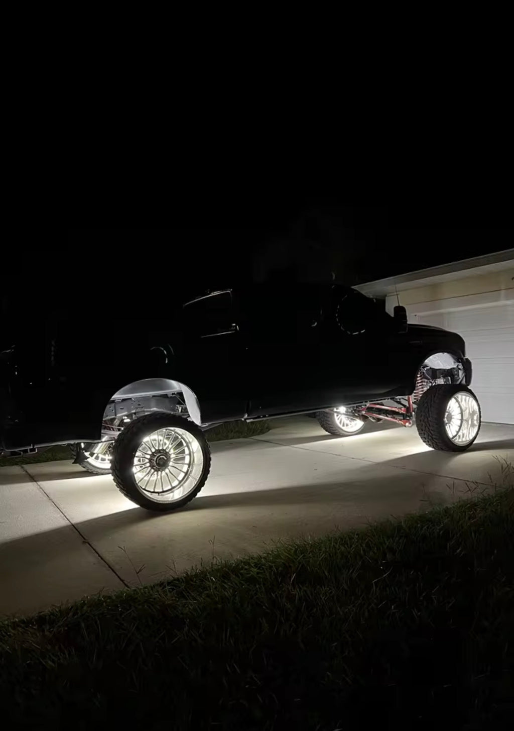 10 row wheel lights high intensity pure white