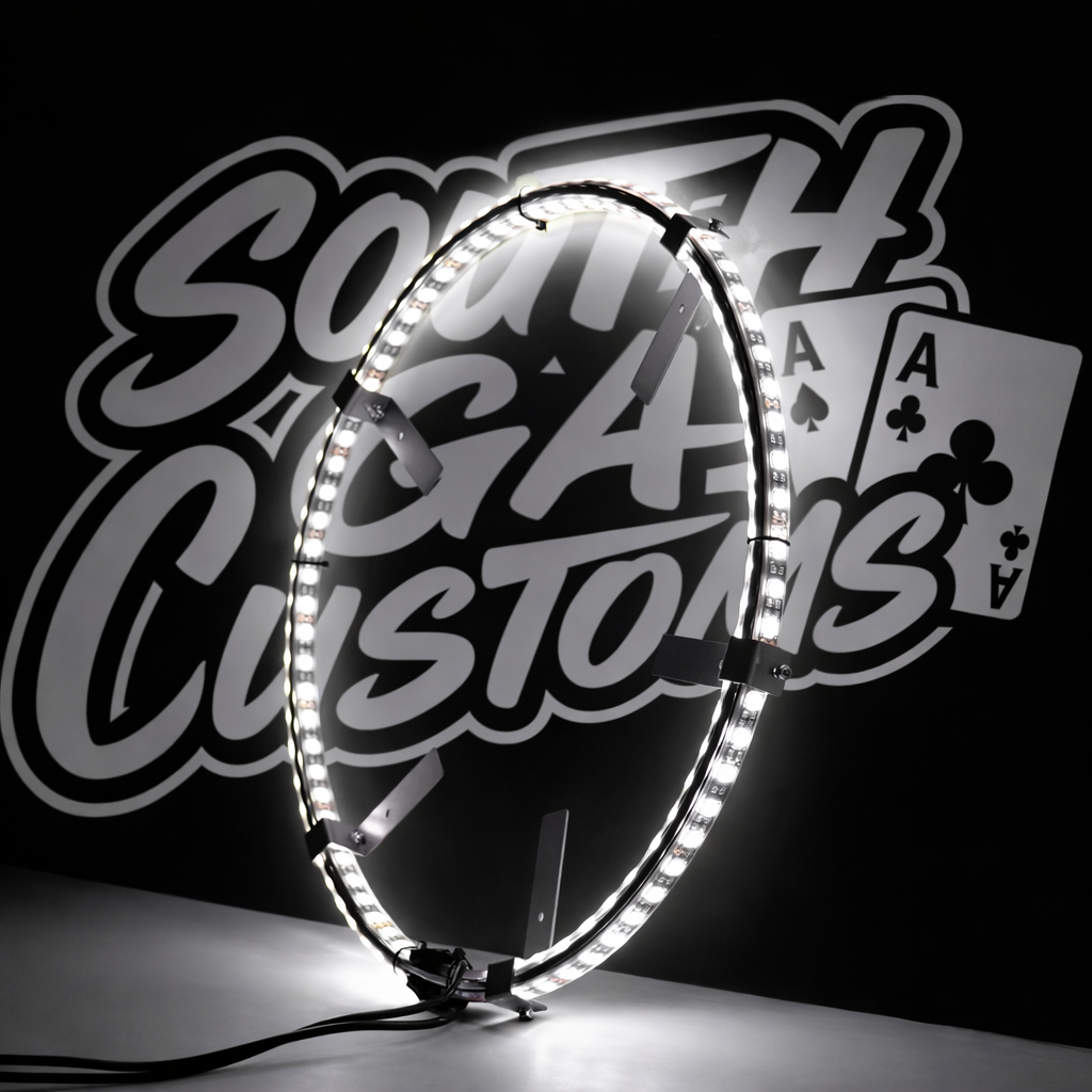 Double row high intensity wheel lights