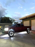 Quad row high intensity wheel lights