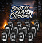 Wide angle high intensity 24 LED rocklights