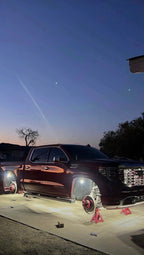 Wide angle high intensity 24 LED rocklights