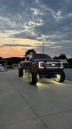 Quad row high intensity wheel lights