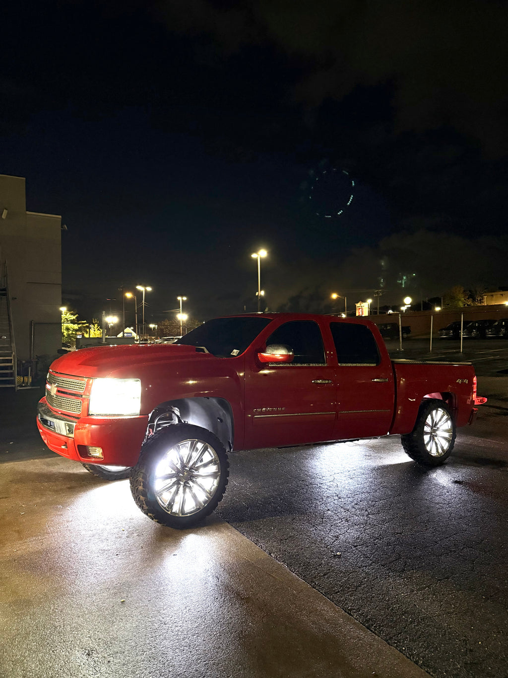 Quad row high intensity wheel lights