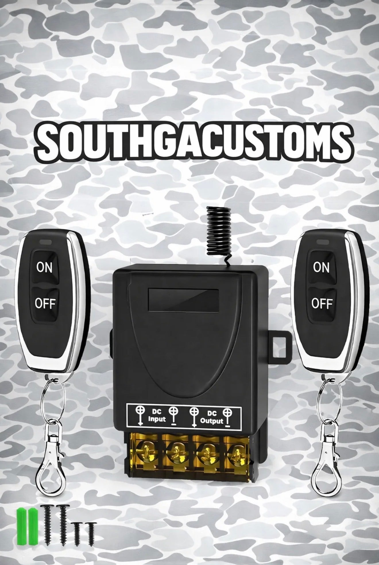 WIRELESS REMOTE CONTROL SWITCH < FOR ROCKLIGHTS, WHEEL LIGHTS, STARLIGHTS ANYTHING!