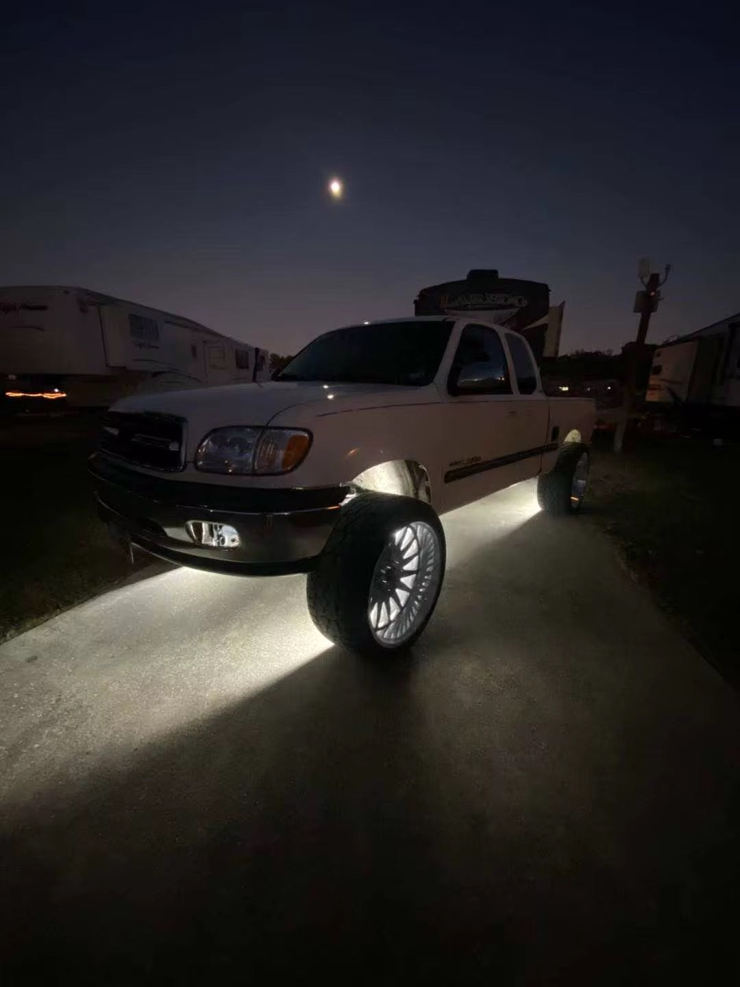 10 row wheel lights high intensity pure white