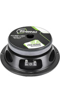 2) 6.5 INCH TIMPANO MIDRANGE SPEAKER 500 WATTS (PAIR) 4 OHM CAR AUDIO SPEAKERS