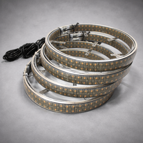 10 row wheel lights high intensity pure white